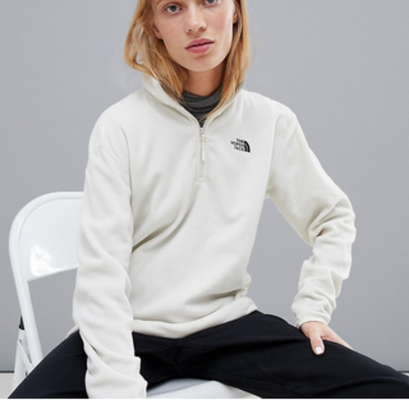 north face half zip fleece womens